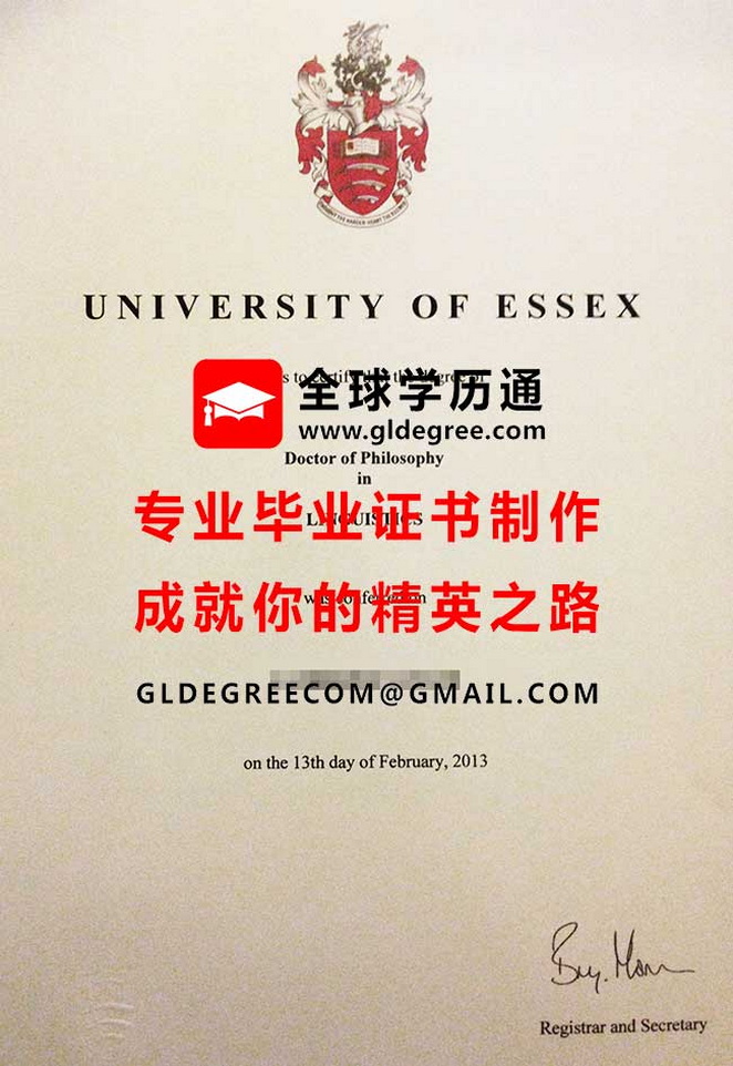 艾塞克斯大学文凭模板|购买英国毕业证书|制作英国文凭