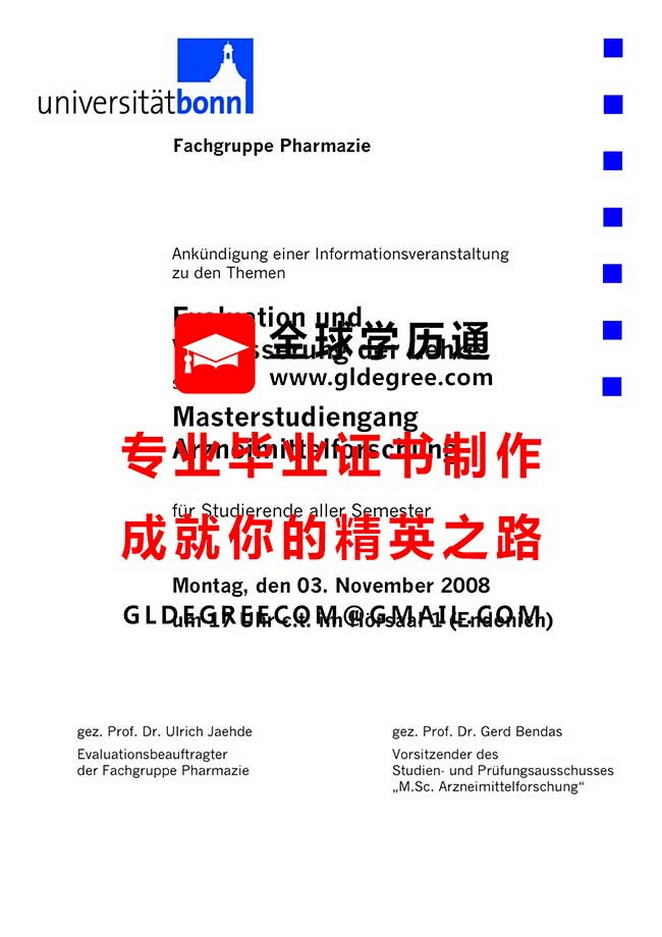 波恩大学毕业证书样本|代办德国毕业证书|制作德国文凭学历