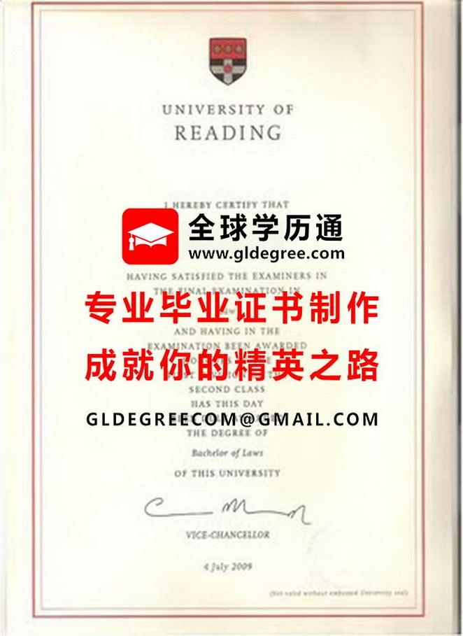 雷丁大学证书样本|列印英国学历文凭|购买雷丁大学毕业证书