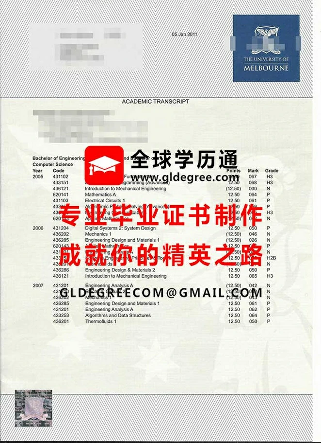 墨尔本大学成绩单|墨尔本大学毕业证书样本|办理澳洲文凭