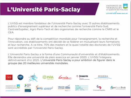 凡尔赛大学-巴黎萨克雷大学（Université Paris-Saclay）